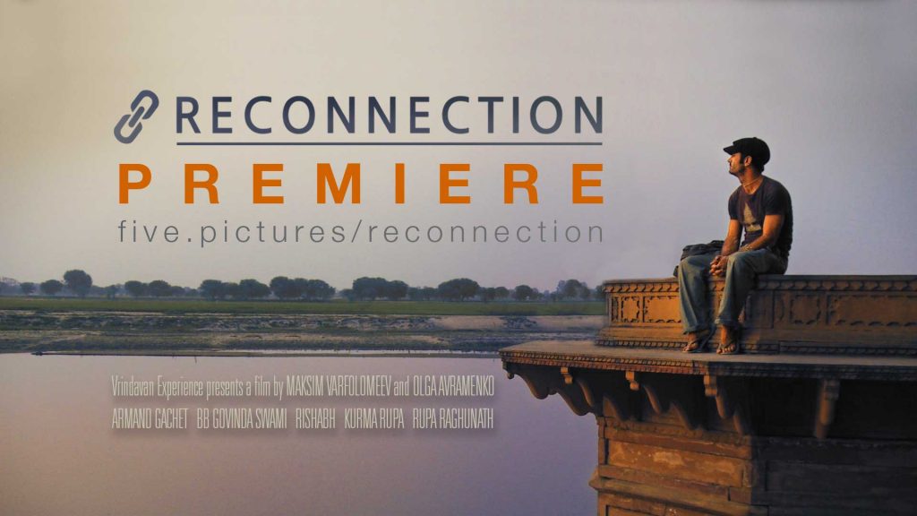 'Reconnection' is a coming of age story of one westerner's journey to a sacred Indian town of Vrindavan. Available online for free after a successful crowdfunding campaign, this feature film has won 15 awards and has been screened at 25 International film festivals.